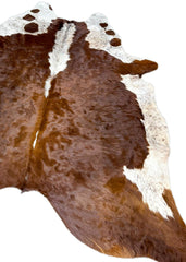 Hereford Brown And White Cowhide Rug (Size: 250 x 220 CM) CHR1927
