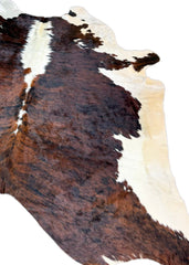 Dark White Spine Belly Brindle Cowhide Rug (Size: 310 X 250 CM) CHR1937