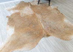 (Rare) Palomino Cowhide Rug (Size: 260 X 240 CM) CHR2384