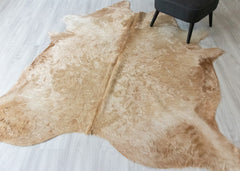 (Rare) Palomino Cowhide Rug (Size: 240 X 210 CM) CHR2388