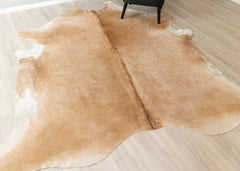 (Rare) Palomino Cowhide Rug (Size: 250 X 240 CM) CHR2366