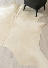 (Rare) Off White Cowhide Rug (Size: 230 X 200 CM) CHR2374