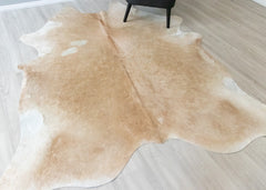 (Rare) Palomino Cowhide Rug (Size: 250 X 210 CM) CHR2379