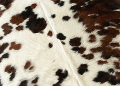 Exotic Tricolor Cowhide Rug (Size: 200 X 200 CM)