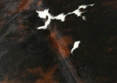 Exotic Tricolor Cowhide Rug (Size: 210 X 210 CM)