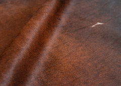 Reddish Cowhide Rug (Size: 260 x 230 CM)