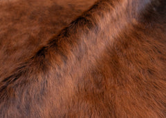 Reddish Cowhide Rug (Size: 220 x 200 CM)