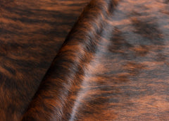 Dark Brindle Cowhide Rug (Size: 260 x 240 CM)