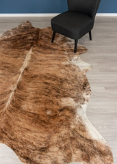 Light Brindle Cowhide Rug (Size: 270 x 240 CM)