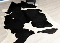 Black And White Cowhide Rug (Size: 270 x 220 CM)