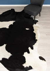 Black And White Cowhide Rug (Size: 270 x 220 CM)