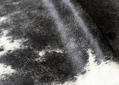 Salt Pepper Black & White Cowhide Rug (Size: 250 x 180 CM)