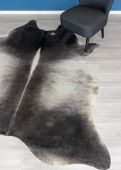 Grey Cowhide Rug (Size: 230 x 190 CM)