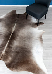 Grey Cowhide Rug (Size: 210 x 200 CM)