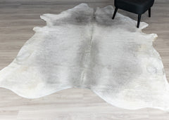 Grey Cowhide Rug (Size: 250 x 220 CM)