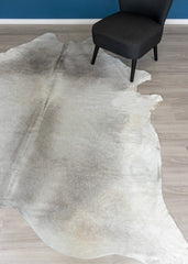 Grey Cowhide Rug (Size: 250 x 220 CM)