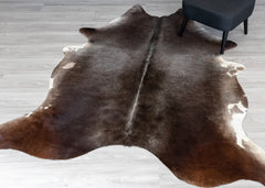 Grey Cowhide Rug (Size: 230 x 200 CM)