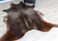 Grey Cowhide Rug (Size: 230 x 200 CM)