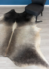 Grey Cowhide Rug (Size: 240 x 200 CM)