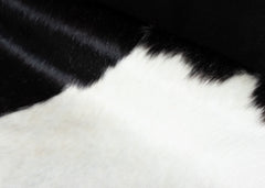 Black And White Cowhide Rug (Size: 230 x 190 CM)