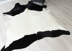 Black And White Cowhide Rug (Size: 220 x 180 CM)