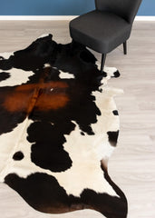 Reddish Cowhide Rug (Size: 220 x 200 CM)