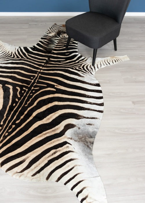 Real Hide Rug Real Zebra Skin Hide Rug (Premium Quality A Grade) – Rug House NZ