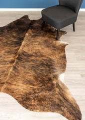 Medium Brindle Cowhide Rug (Size: 230 X 210 CM)