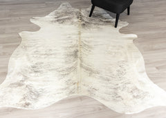 Grey Brindle Cowhide Rug (Size: 220 X 200 CM)