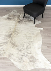 Grey Brindle Cowhide Rug (Size: 220 X 200 CM)