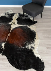 Reddish Cowhide Rug (Size: 230 X 200 CM)