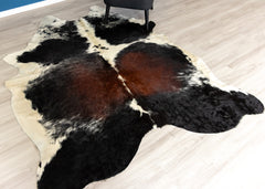 Reddish Cowhide Rug (Size: 230 X 200 CM)