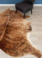 Medium Brindle Cowhide Rug (Size: 220 X 210 CM)