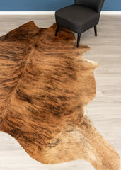 Medium Brindle Cowhide Rug (Size: 260 X 220 CM)