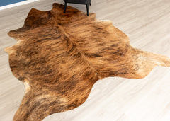 Medium Brindle Cowhide Rug (Size: 260 X 220 CM)