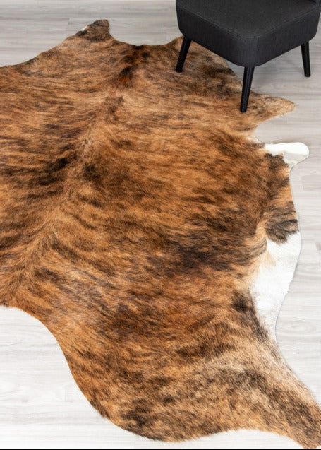 Medium Brindle Cowhide Rug (Size: 230 X 210 CM) – Rug House NZ