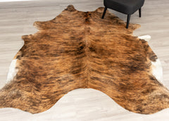 Medium Brindle Cowhide Rug (Size: 230 X 210 CM)