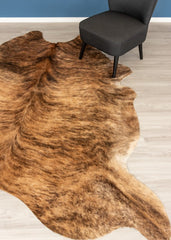 Medium Brindle Cowhide Rug (Size: 240 X 220 CM)