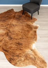 Medium Brindle Cowhide Rug (Size: 250 X 220 CM)