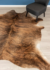 Medium Brindle Cowhide Rug (Size: 220 X 210 CM)