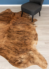 Medium Brindle Cowhide Rug (Size: 230 X 210 CM)