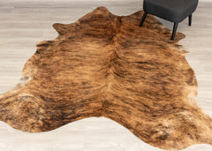 Medium Brindle Cowhide Rug (Size: 230 X 210 CM)