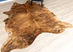 Medium Brindle Cowhide Rug (Size: 230 X 210 CM)