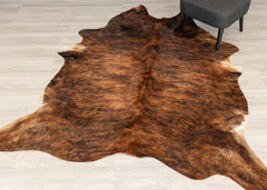 Medium Brindle Cowhide Rug (Size: 220 X 190 CM)