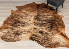 Medium Brindle Cowhide Rug (Size: 220 X 220 CM)