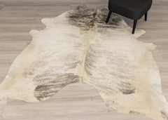 Grey Brindle Cowhide Rug (Size: 220 X 200 CM)