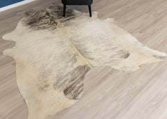 Grey Brindle Cowhide Rug (Size: 220 X 200 CM)