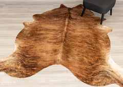 Medium Brindle Cowhide Rug (Size: 230 X 200 CM)