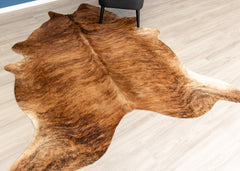 Medium Brindle Cowhide Rug (Size: 230 X 200 CM)