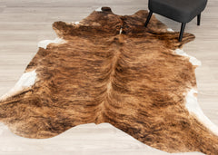 Medium Brindle Cowhide Rug (Size: 220 X 200 CM)